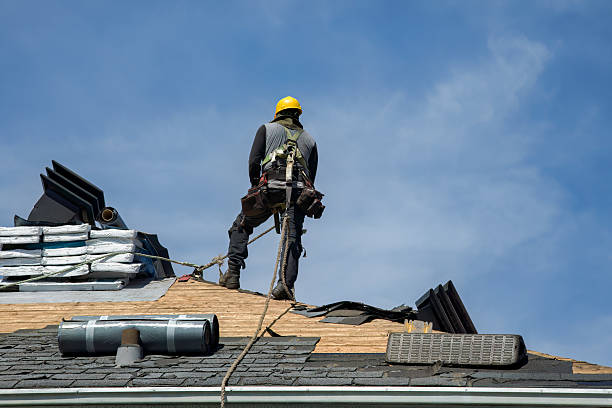 Professional Roof Replacement technician working in Hammond, WI